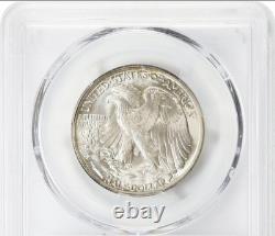 1945 50C Liberty Walking (Walking Liberty) 50 Cent Half Dollar PCGS 67+ CAC