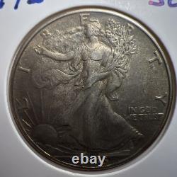 1945 50C Walking Liberty Half Dollar