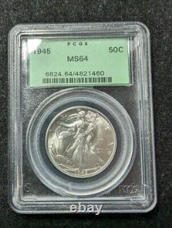 1945 50c Walking Liberty Half Dollar PCGS MS64 4821460