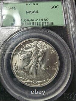 1945 50c Walking Liberty Half Dollar PCGS MS64 4821460