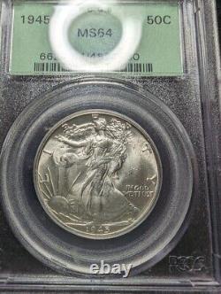 1945 50c Walking Liberty Half Dollar PCGS MS64 4821460