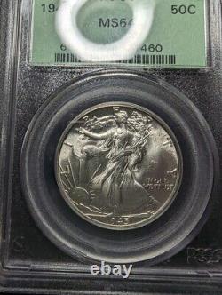 1945 50c Walking Liberty Half Dollar PCGS MS64 4821460