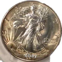 1945-D Denver MS66+ PLUS PCGS Walking Liberty Half Dollar Silver 50 Cent Coin