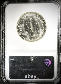 1945-D Liberty Walking Half Dollar NGC MS-65 Mint State 65