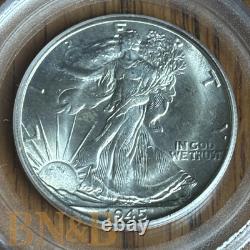 1945-D PCGS Walking Liberty Half MS65 OGH