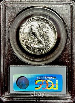 1945-D Walking Liberty 90% Silver Half Dollar PCGS MS65 GEMBU WHITE FROSTY