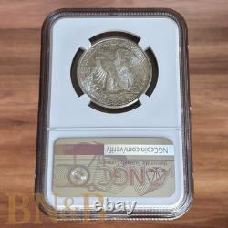 1945 D Walking Liberty Half Dollar NGC MS63