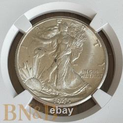 1945 D Walking Liberty Half Dollar NGC MS63