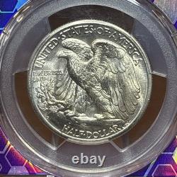 1945-D Walking Liberty Half Dollar PCGS MS64 BERT label