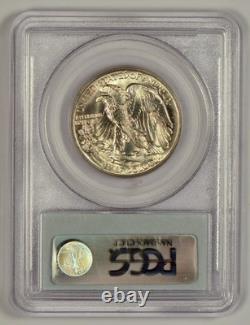 1945-D Walking Liberty Half Dollar from the Denver Mint graded MS64 by PCGS