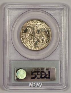 1945-D Walking Liberty Half Dollar from the Denver Mint graded MS64 by PCGS