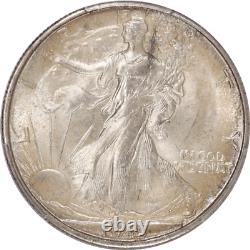 1945-D Walking Liberty Silver Half Dollar 50c, PCGS MS65