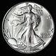 1945-d Walking Liberty Silver Half Dollar Gem Bu Uncirculated Ms E384 Sahl