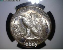 1945-D Walking Liberty Silver Half Dollar NGC MS 66