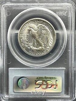 1945-D Walking Liberty Silver Half Dollar PCGS MS65