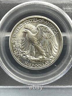 1945-D Walking Liberty Silver Half Dollar PCGS MS65