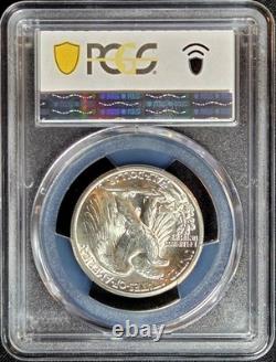 1945-D Walking Liberty Silver Half Dollar PCGS MS65 Brilliant Luster