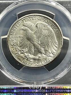 1945-D Walking Liberty Silver Half Dollar PCGS MS66
