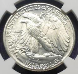 1945 NGC MS 65 Liberty Walking Silver Half Dollar, Certified MS 65 Silver 50C