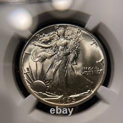 1945 P Walking Liberty Half Dollar Choice NGC MS65 50c Cent Silver Type