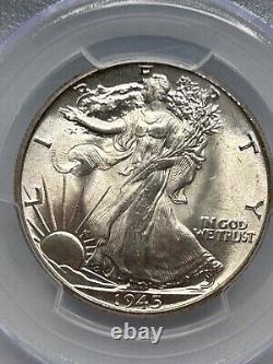 1945 P Walking Liberty Half Dollar PCGS MS65