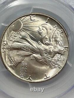 1945 P Walking Liberty Half Dollar PCGS MS65