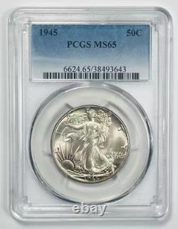 1945 P Walking Liberty Half Dollar PCGS MS-65