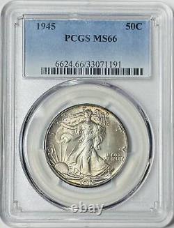 1945 P Walking Liberty Half Dollar PCGS MS-66