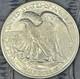1945-p Walking Liberty Silver Half Dollar Missing Designer's Initials Fs-901
