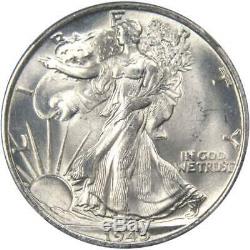 1945 S 50c Liberty Walking Silver Half Dollar US Coin MS 65 NGC
