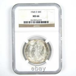 1945 S Liberty Walking Half Dollar MS 66 NGC Silver 50c SKUCPC8585