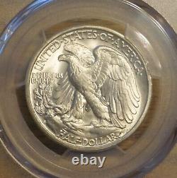 1945 S Lusterous Walking Liberty Half Dollar -pcgs Ms-65 #6626.65/83990230