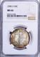 1945-s Pcgs Ms64 Walking Liberty Half Dollar Nicely Toned! #w888