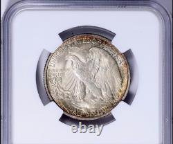 1945-S PCGS MS64 Walking Liberty Half Dollar NICELY Toned! #W888