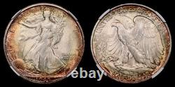 1945-S PCGS MS64 Walking Liberty Half Dollar NICELY Toned! #W888