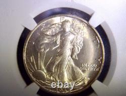 1945-S Walking Liberty Half Dollar NGC MS66 GEM