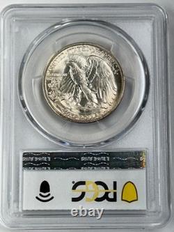 1945 S Walking Liberty Half Dollar PCGS MS65+ Subtle Lavender Toned