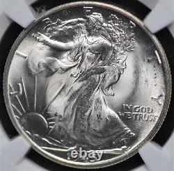 1945 S Walking Liberty Half Ngc Ms 65 Gorgeous Gem With Snowy Blast White Bloom