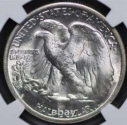 1945 S Walking Liberty Half Ngc Ms 65 Gorgeous Gem With Snowy Blast White Bloom