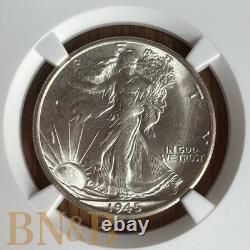1945 S Walking Liberty NGC MS64 Strong Strike