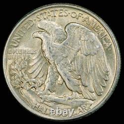 1945 Silver Liberty Walking Half Dollar PCGS AU 58 Gold Shield Certified Nice