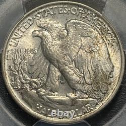 1945 Walking Liberty Half Dollar 50C PCGS MS65 Brilliant