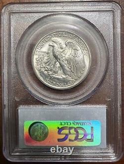 1945 Walking Liberty Half Dollar 50C PCGS MS-65