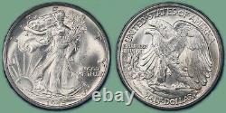 1945 Walking Liberty Half Dollar 50C PCGS MS-65