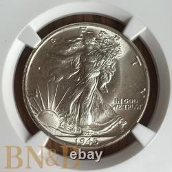 1945 Walking Liberty Half Dollar NGC ERROR SLAB