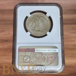 1945 Walking Liberty Half Dollar NGC MS63