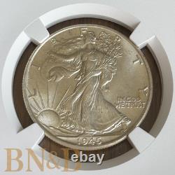 1945 Walking Liberty Half Dollar NGC MS63