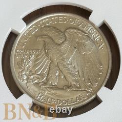 1945 Walking Liberty Half Dollar NGC MS63