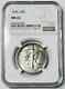 1945 Walking Liberty Half Dollar Ngc Ms-65 Very Pretty