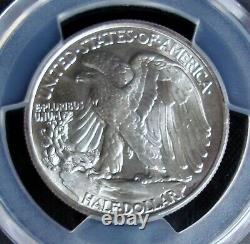 1945 Walking Liberty Silver Half Dollar PCGS MS 65+
